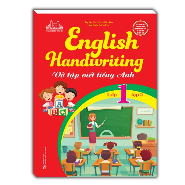 Sách-Combo English Handwriting - Vở tập viết tiếng anh lớp 1 ( 2 TẬP)