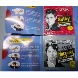Gel vuốt tóc Gatsby combo 20 gói