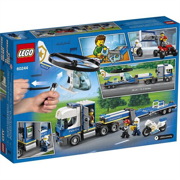 LEGO® City 60244 Trực Thăng Vận Tải Cảnh Sát - 317 chi tiết