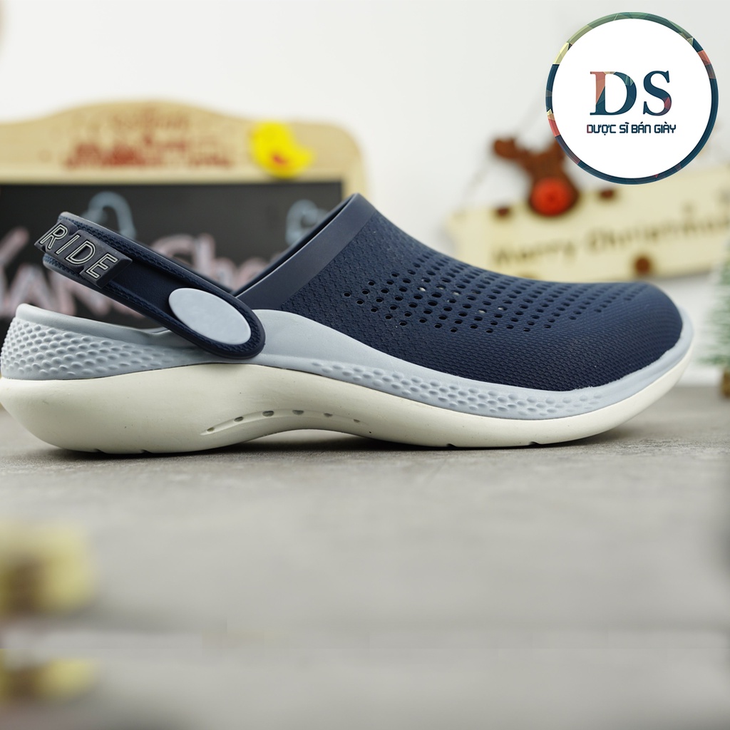 Dép Cross Literide 360 Nam Nữ màu  Navy , Hàng loại 1 full tag, full box hãng