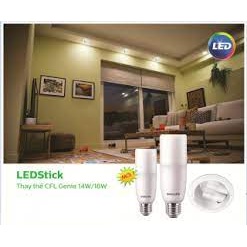 Bóng LED PHILIPS Stick E27 -  - Kích thước nhỏ gọn, thay thế cho bóng compact