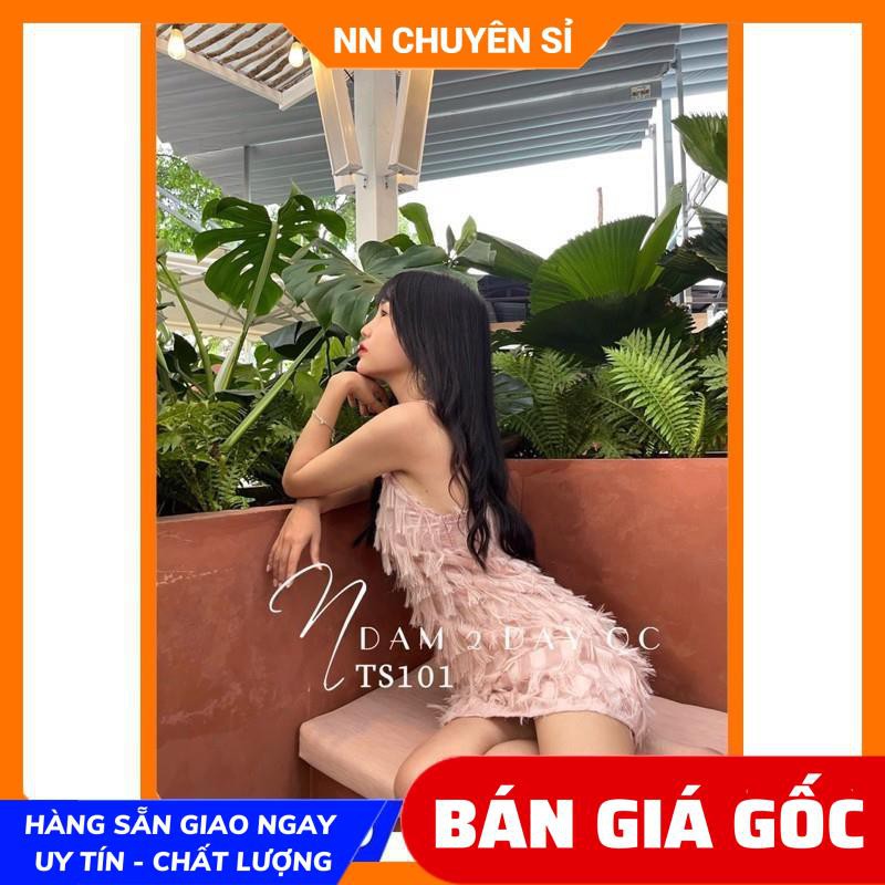 ĐẦM LÔNG CỔ YẾM ⚡ VIDEO THẬT ⚡ ĐẦM CỔ YẾM CỰC XINH TS101⚡ HÀNG ĐẸP
