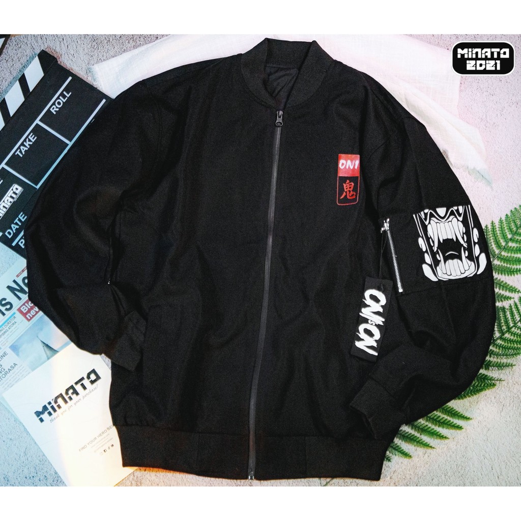 Áo Bomber Oni's On (tặng kèm vòng thể thao Oni)