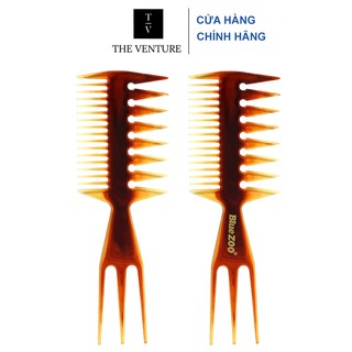 Lược Xương Cá Tạo Kiểu Tóc Texture - Trifica Comb BlueZoo Chính Hãng