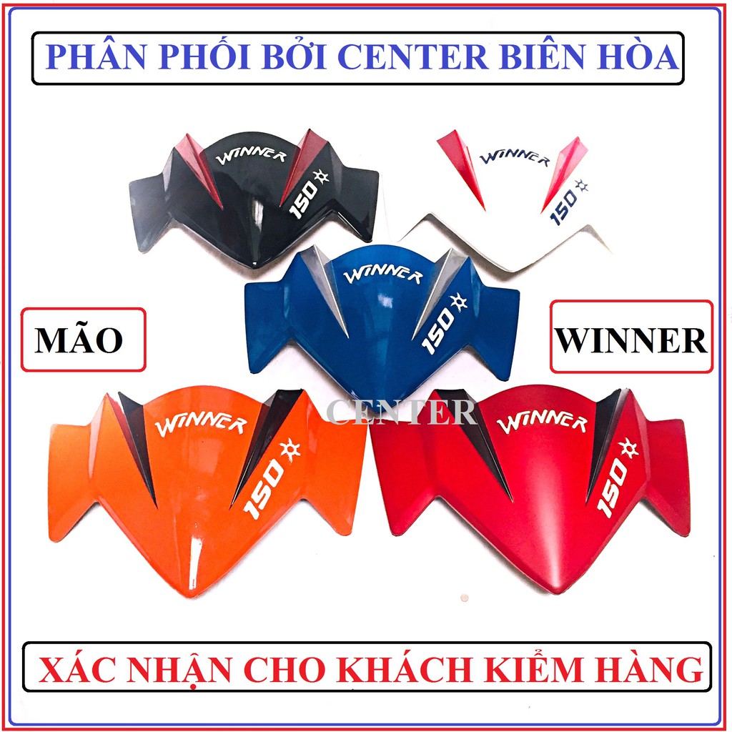 [ Hàng Chuẩn Giá Tốt ] Mão Xe Honda Winner đủ màu bán sỉ