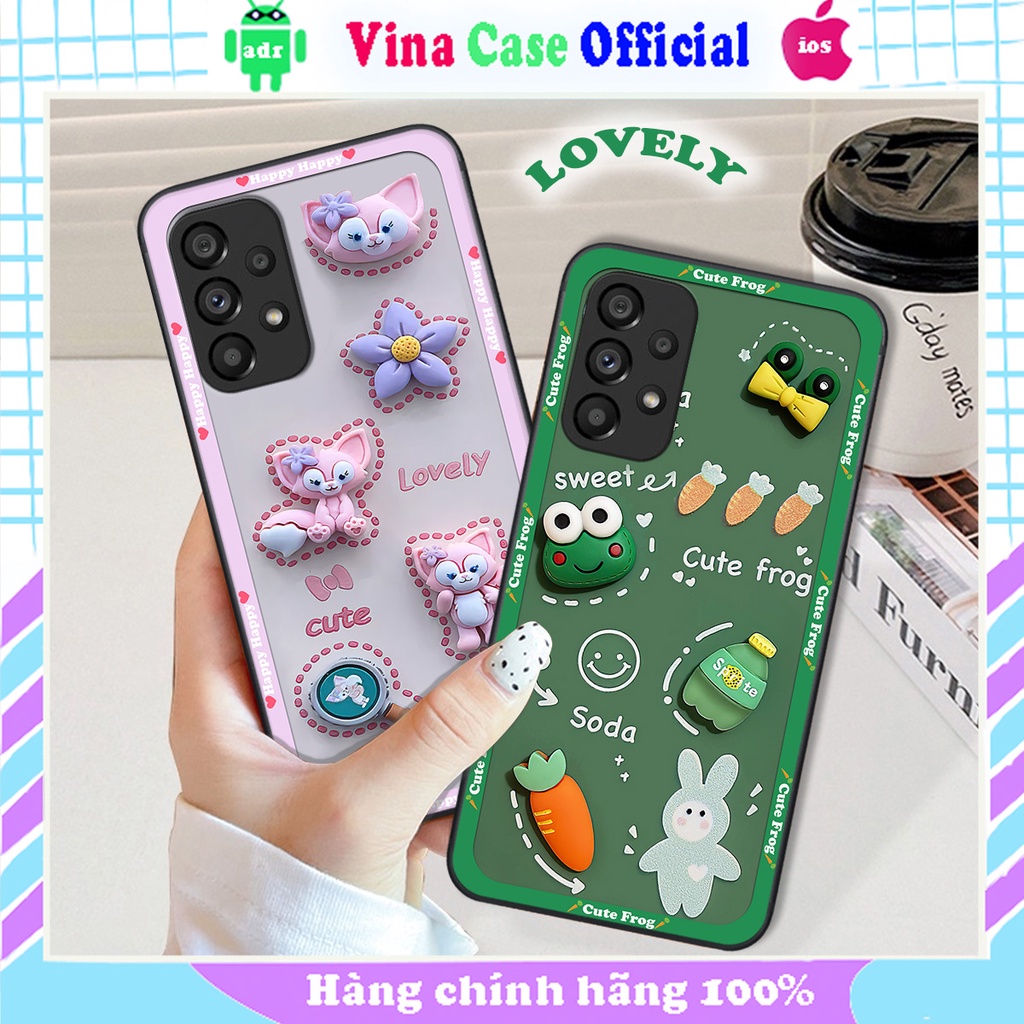 Ốp Samsung A13 / A23 / A33 / A53 / A73 5G in hình hoạt hình cute, dễ thương , đáng yêu..