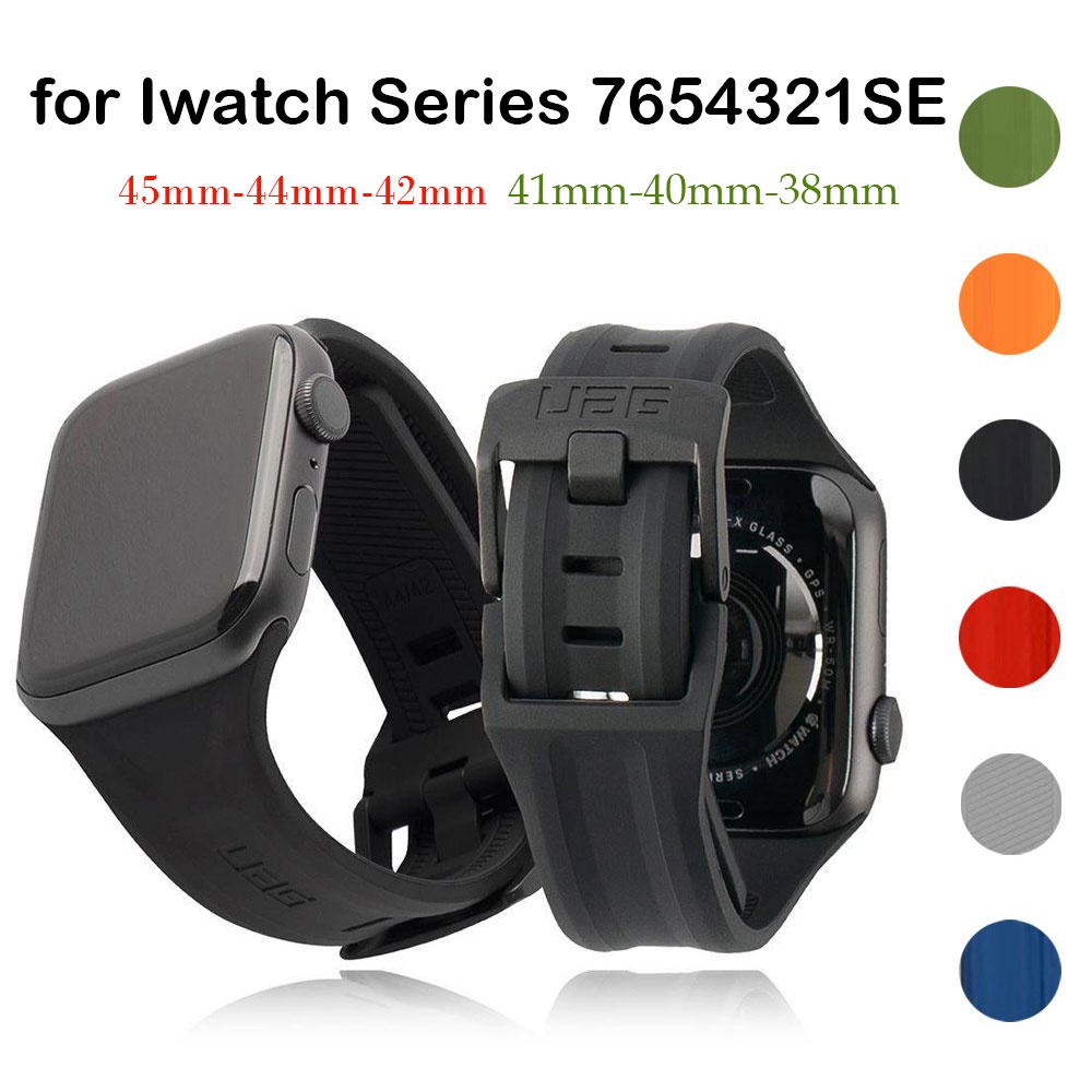 Dây Đeo Silicone Chống Nước Có Thể Điều Chỉnh Cho Đồng Hồ Thông Minh iWatch Series 7/6/5/4/3/2/1