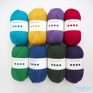 Len sợi Acrylic Paintbox Yarns Simply DK (Tông màu đậm)