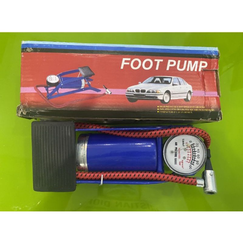 Dụng cụ bơm hơi đạp chân đa năng (bơm xe, bóng, phao...)