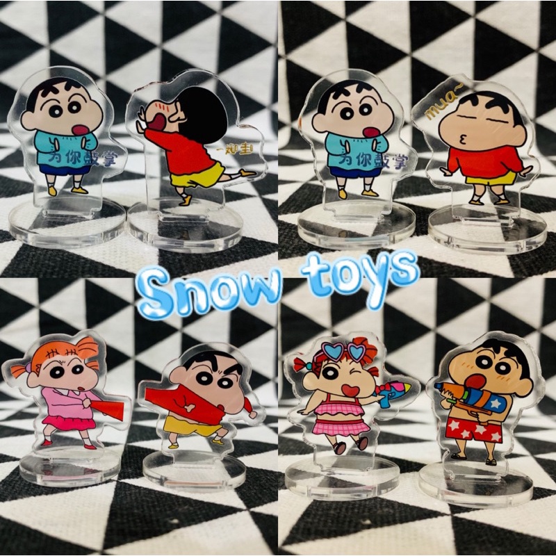 Mô Hình Tượng Standee Acrylic Mica Shin cậu bé bút chì - Nohara Shinnosuke Kazama Toru Sakurada Nene Sato Masao Bo