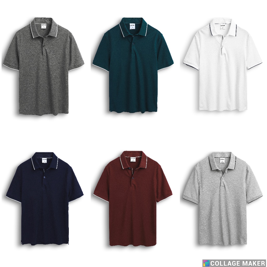 |Hẻm Store| Áo polo nam trơn SATOSHI viền cổ 6 màu SAPL53 chất vải cotton xịn chuẩn form trẻ trung thanh lịch | BigBuy360 - bigbuy360.vn