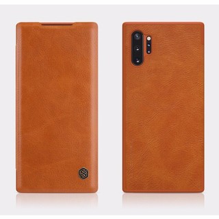 Bao da Nillkin Qin cho Samsung Note 10 Plus/ Note 10+ Chính Hãng