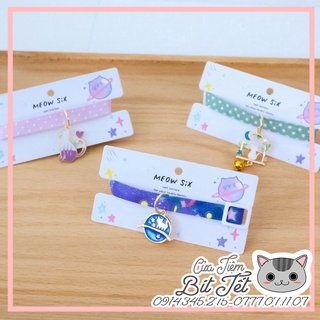 Vòng cổ cho mèo, lắc đeo cổ cho chó mèo. Phụ kiện đeo cổ cho thú cưng siêu xinh