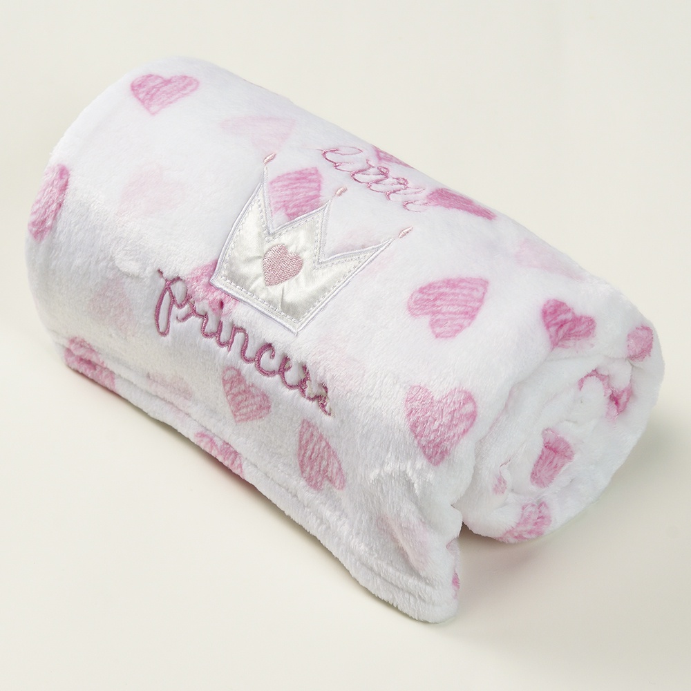 Chăn bông hình Princess Animo B2203_NK004 cho bé (75x100cm) - Hồng