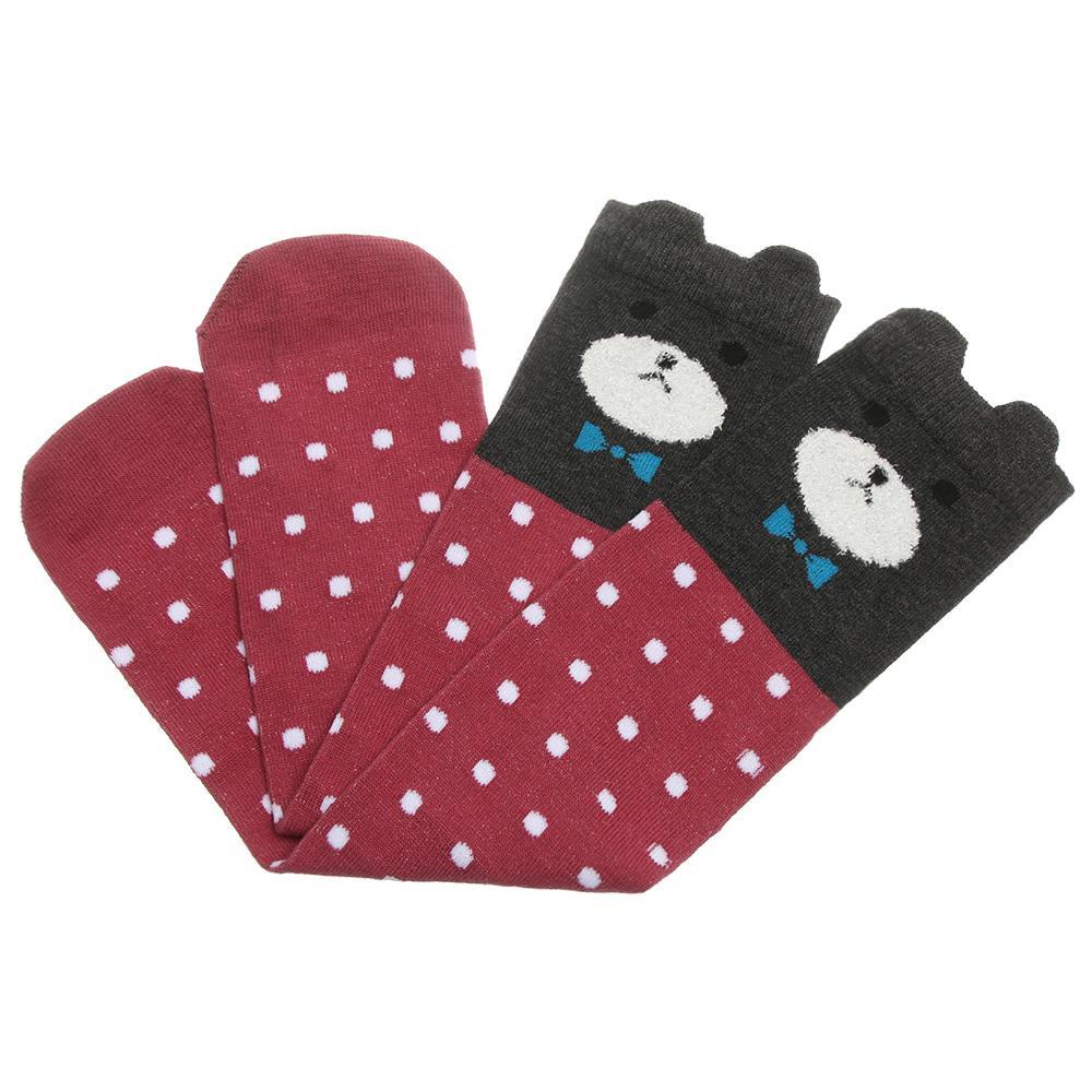 MIH Vớ Cotton Giữ Ấm Chân Kiểu Công Chúa Thời Trang Mùa Đông Cho Bé