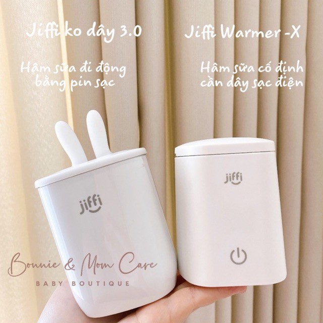 [BH 12 THÁNG] JIFFI Máy hâm sữa không dây cầm tay Jiffi bản 3.0 / JIFFI MINI WARMER-X 2021