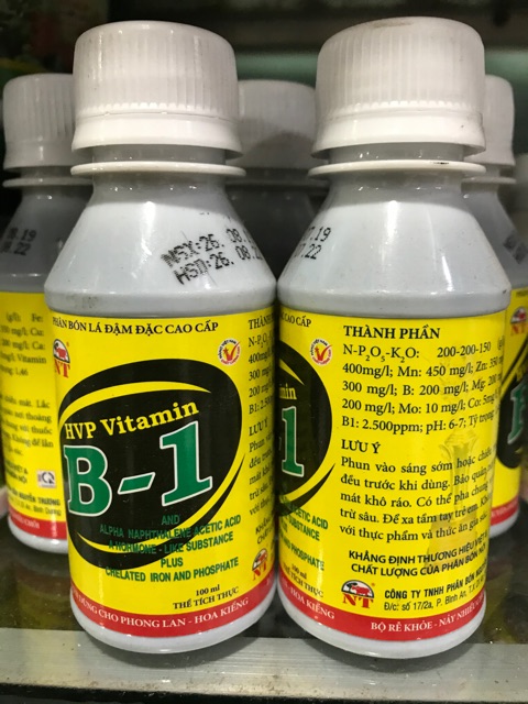 Phân bón lá Vitamin B1 Hvp ( NT )lọ - 100ml.