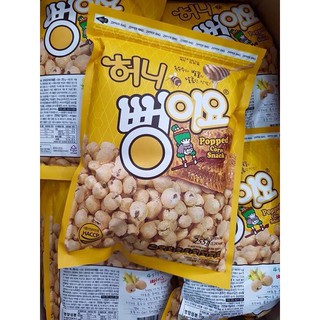 Snack bắp rang bơ Hàn Quốc 255gram (vị mật ong, Phô mai và Caramel) (Date 1/2021)