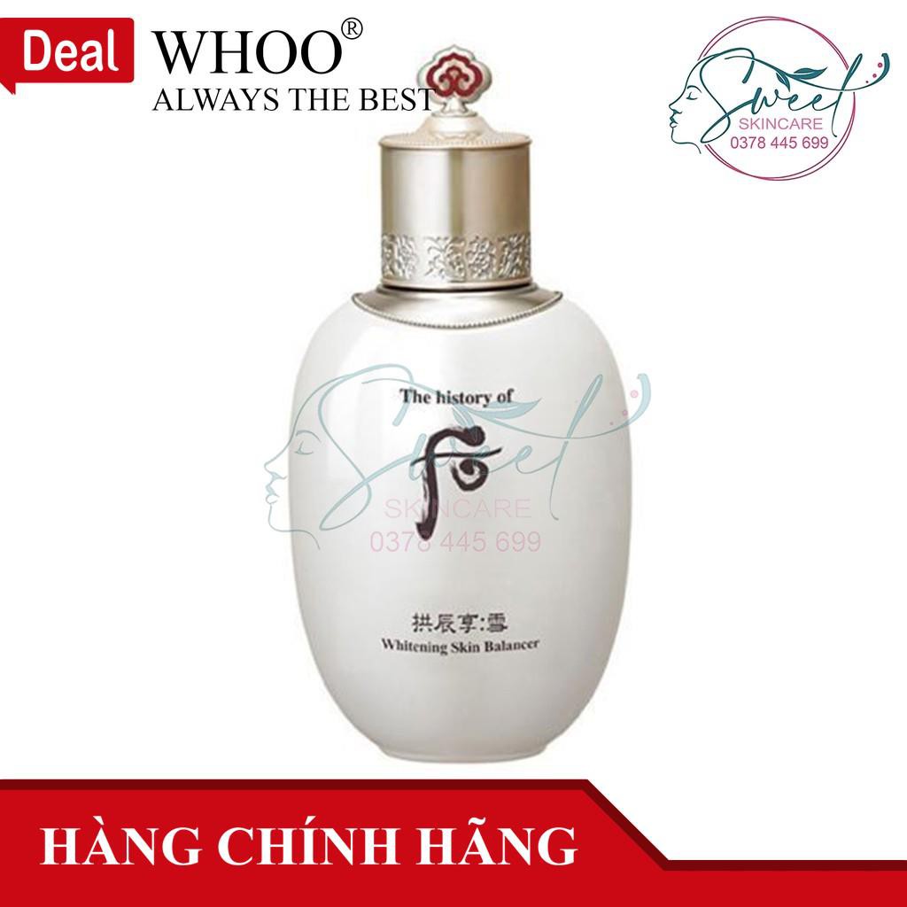 Nước Hoa Hồng The History of Whoo Dưỡng Sáng Da 150ml Radiant White Balancer