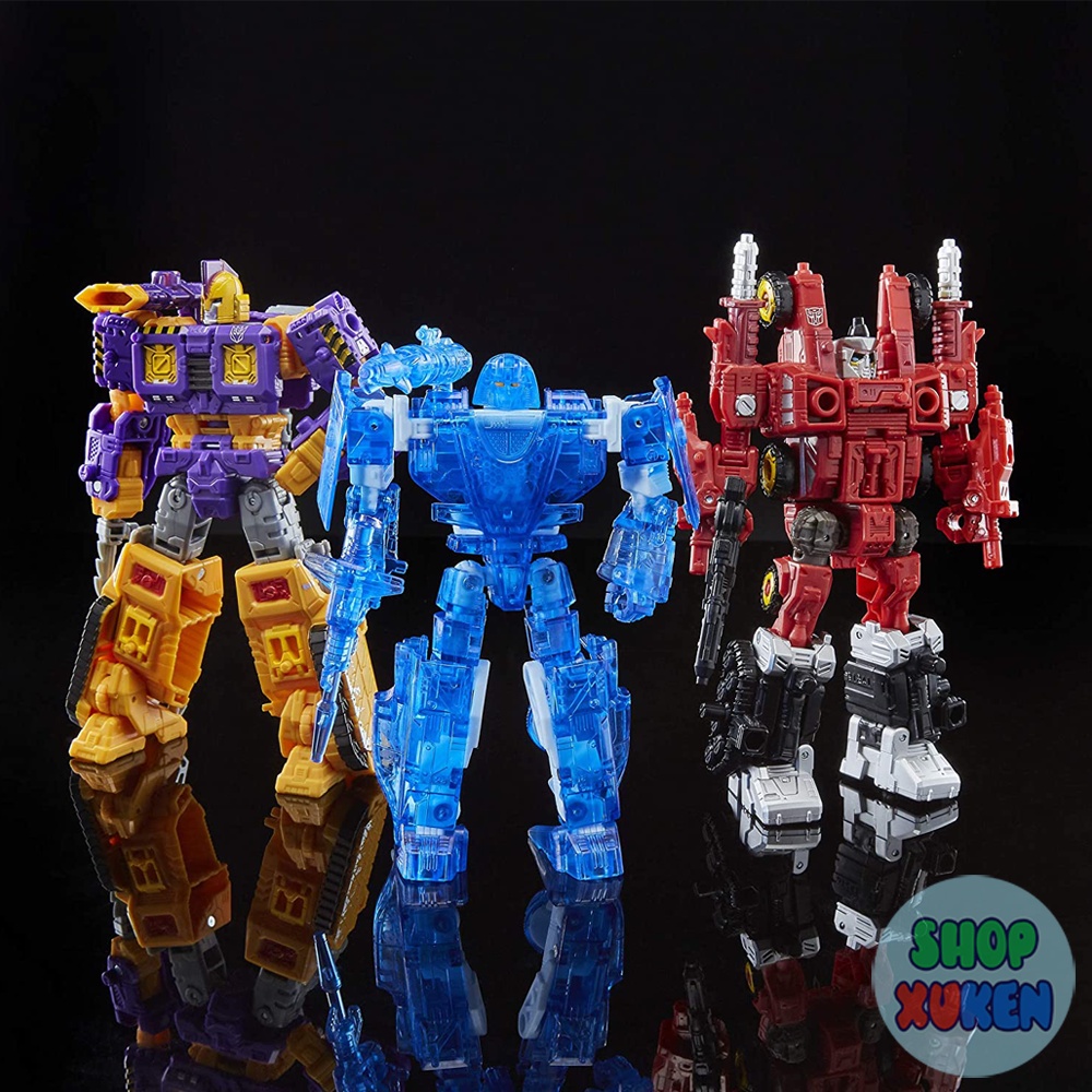 Bộ 3 mô hình Robot biến hình Transformers Siege gồm Holo Mirage, Powerdasher Aragon và Decepticon Impactor