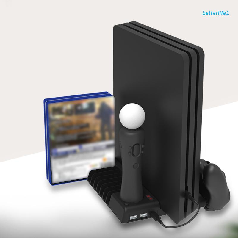 Đế Sạc Đứng Đa Năng Tích Hợp Quạt Tản Nhiệt Cho PS4/Pro/PS4 Slim/PS4