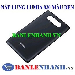 NẮP LƯNG LUMIA 820 MÀU ĐEN
