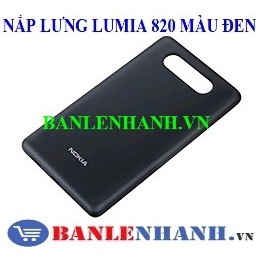 NẮP LƯNG LUMIA 820 MÀU ĐEN [VỎ ZIN, XỊN]