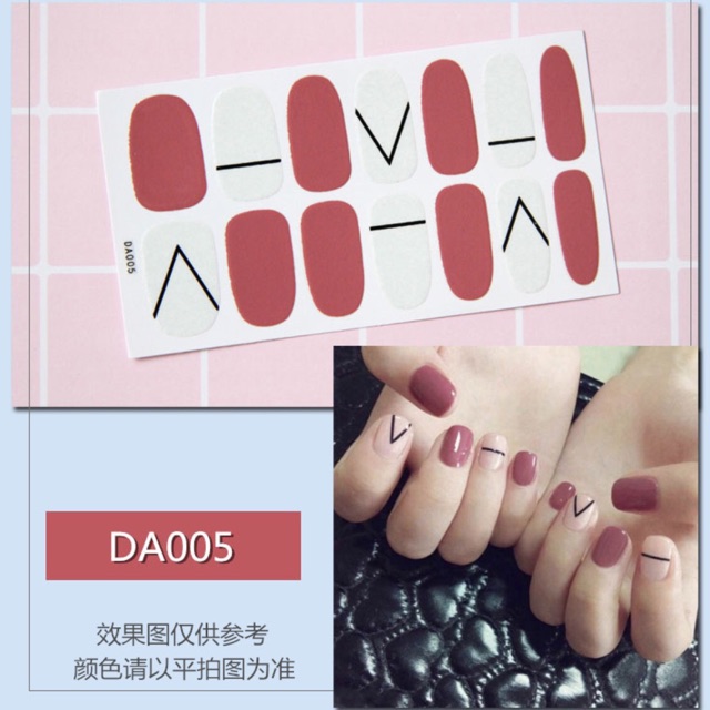 Nail wrap Dán móng tay dễ thương
