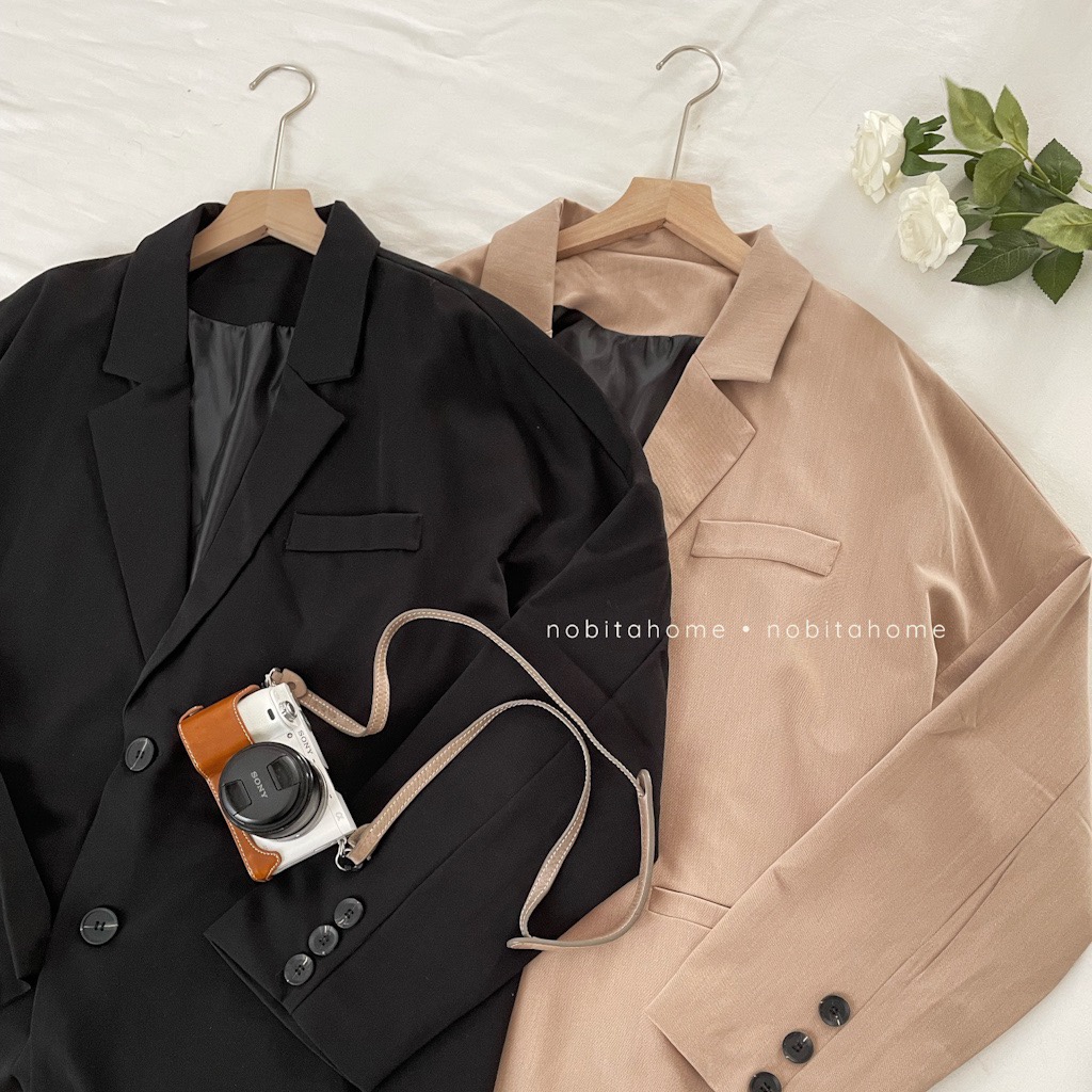 NOBITA HOME - ÁO KHOÁC BLAZER DÁNG RỘNG CANVEY ISLAND