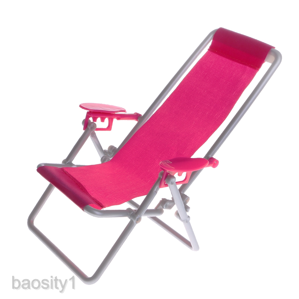 Mô hình ghế ngồi bãi biển tỷ lệ 1/6 thiết kế trang trí trang trí nhà búp bê