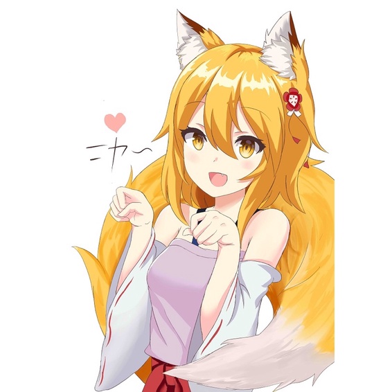 Tranh ảnh treo sewayaki kitsune no senko-san 3-6 tấm khác nhau/ poster senko -san