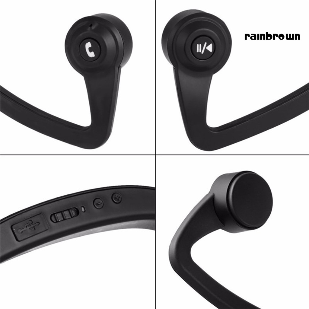 Tai Nghe Bluetooth Móc Tai Rej / V9 Chống Ồn Chống Thấm Nước Kèm Phụ Kiện