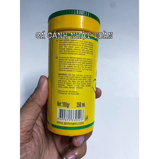 THỨC ĂN CHO CÁ THỦY TROPICAL GRANULAT AHM TURKEY 100G