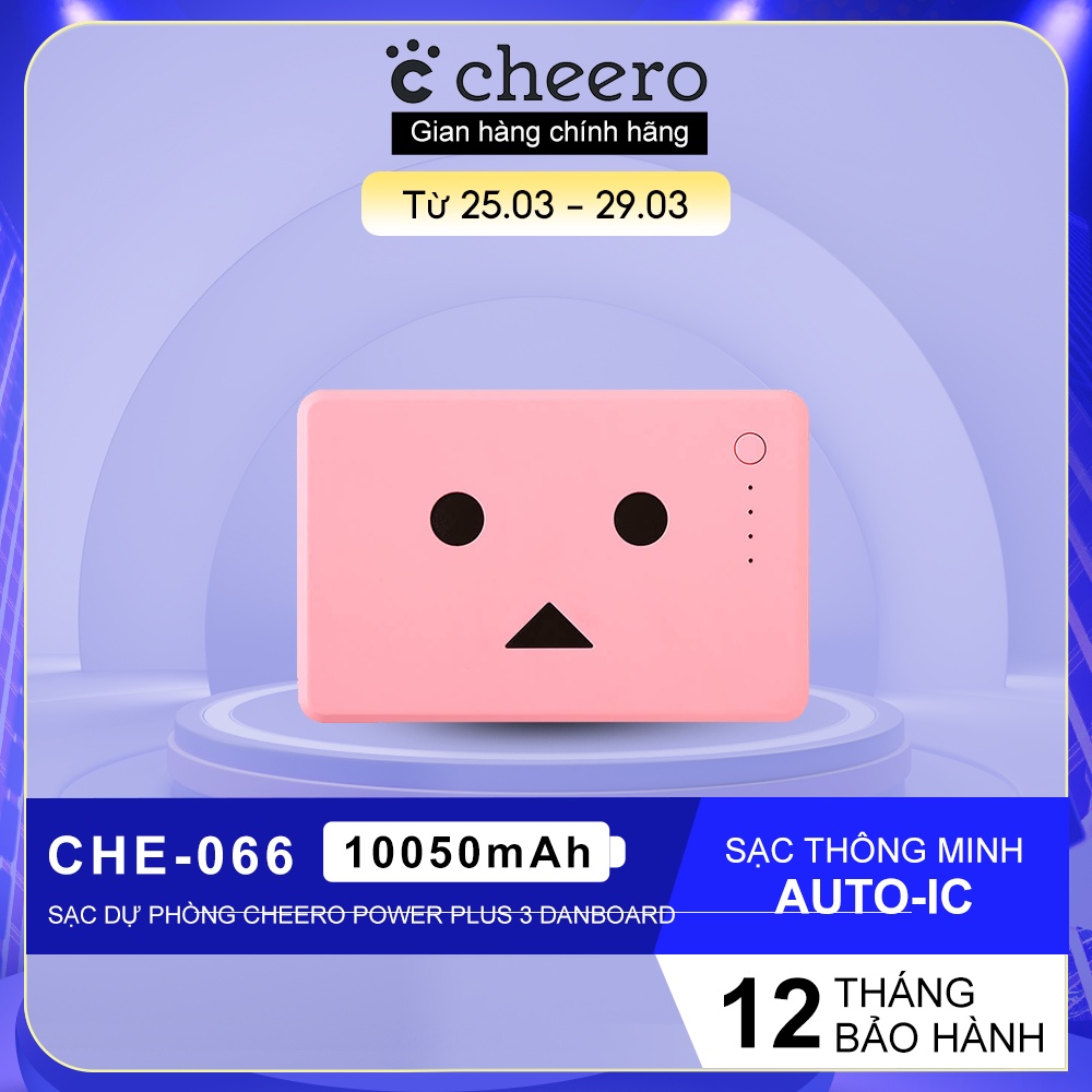 Pin Sạc Dự Phòng CHEERO Power Plus Danboard CHE-066 10050mAh - Hàng Chính Hãng