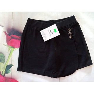 Quần short nữ giả váy vạt chéo