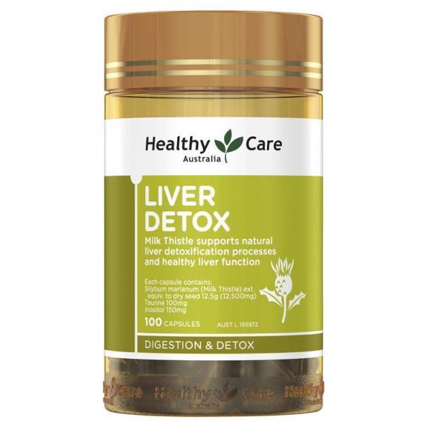 Free Ship Viên uống Giải Độc Gan Healthy Care Liver Detox 100 Viên