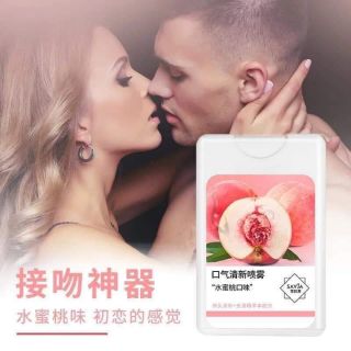 Xịt thơm miệng hương đào