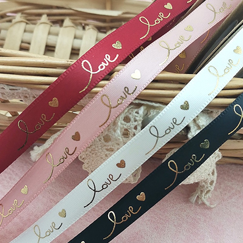 Cuộn Dây Ruy Băng Dài 1m 10 Yards Dùng Trang Trí Hộp Quà Xinh Xắn