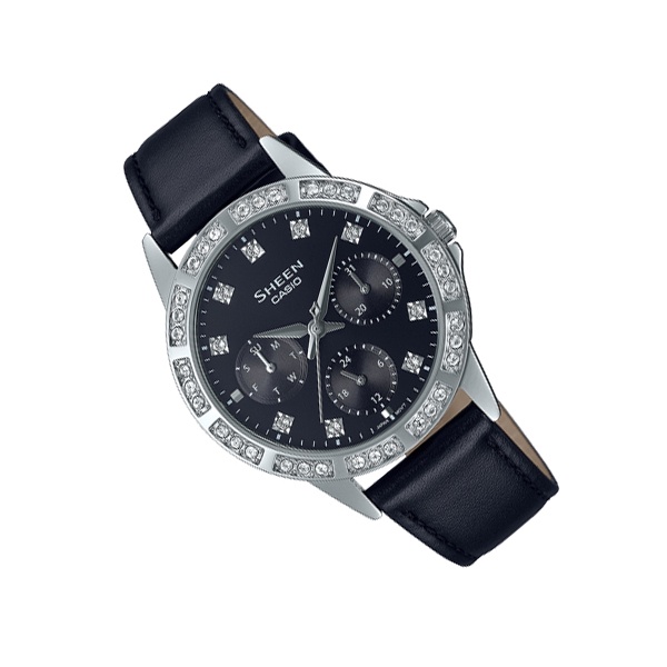 Đồng hồ nữ Casio Sheen chính hãng Anh Khuê SHE-3517L-1AUDF (35mm)