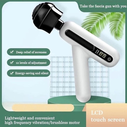 Súng mát xa thư giãn sâu 12 số sạc USB