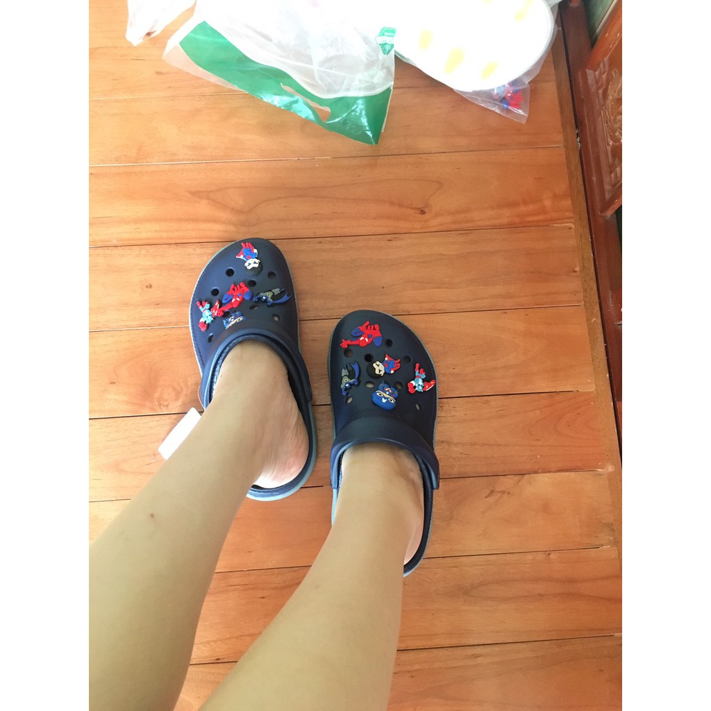 Dép sục cross cá đôi nam nữ siêu cute siêu hot tặng 10 ticker