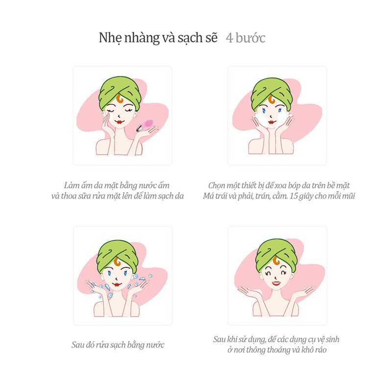 Máy rửa mặt Kaizo Mart công nghệ mới UltraSonic massage nâng cơ | Tặng khăn quấn tóc - BH 3 tháng | BigBuy360 - bigbuy360.vn