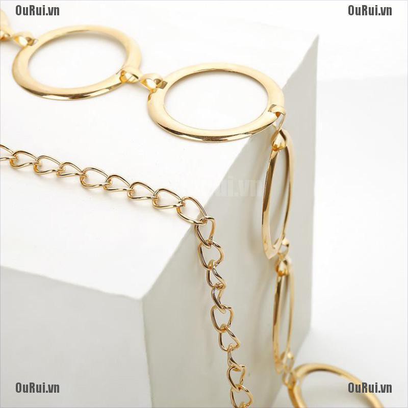 Thắt Lưng Thời Trang Bằng Kim Loại Cá Tính