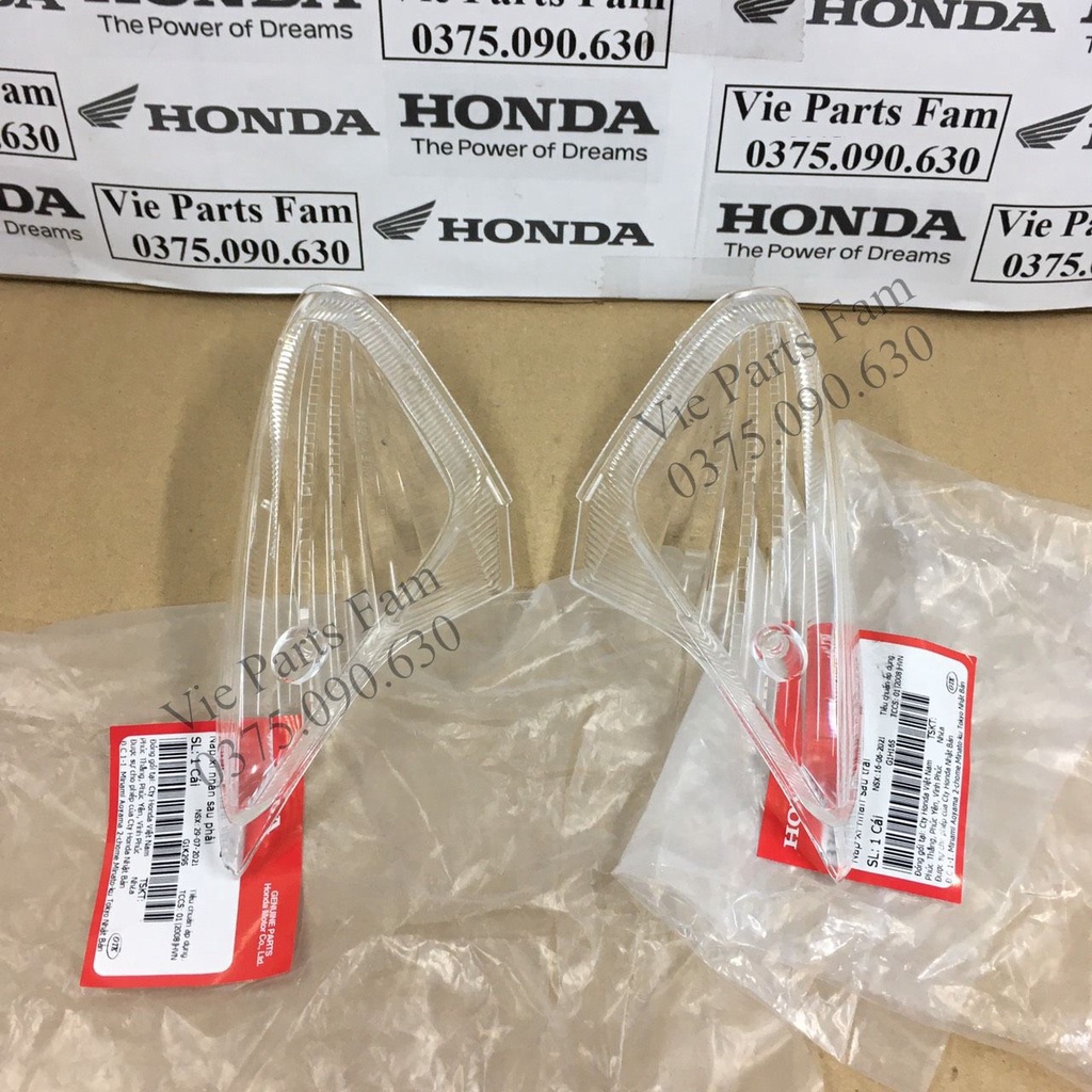 Cặp nắp chụp xi nhan sau Vision đời đầu 2011-2012-2013 , hàng din Honda mới 100%