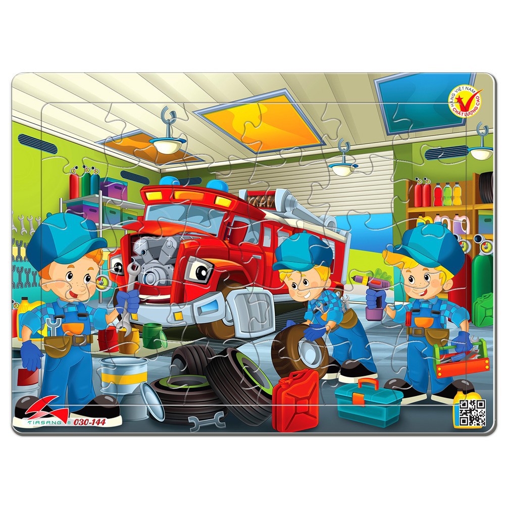 Tranh xếp hình cho bé 30 mảnh ghép jigsaw puzzle. Đố chơi trí tuệ cho bé.