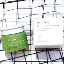 KEM DƯỠNG TRẮNG DA Trà Xanh Innisfree Green Tea Balancing Cream EX 5