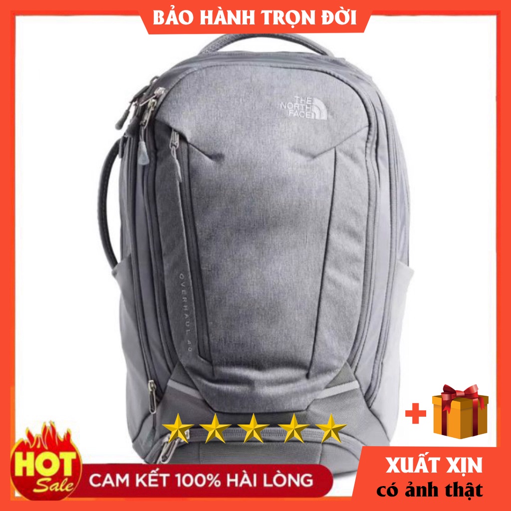 Balo The North face Overhaul 40L Cao Cấp BẢO HÀNH TRỌN ĐỜI [ NHIỀU NGĂN TIỆN DỤNG] ngăn riêng đựng laptop