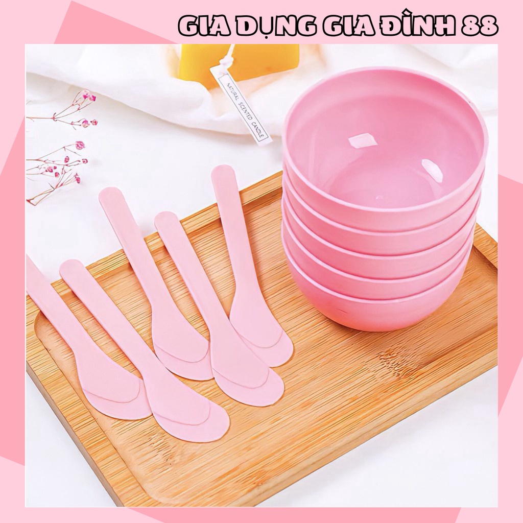 Bát Trộn Mặt Nạ, Que Trộn Mặt Nạ, Cọ Quét Đắp Mặt Nạ - Dụng Cụ Làm Mask 88134 Gia Dụng Gia Đình