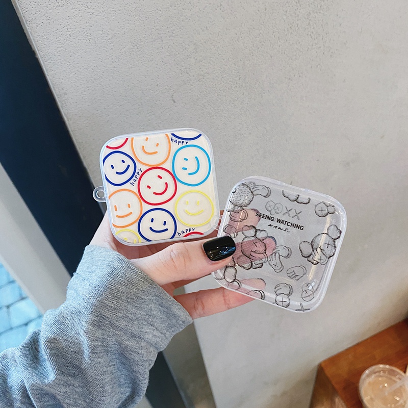 Vỏ bảo vệ hộp sạc tai nghe không dây Mi True 2 Xiaomi Air 2 bằng TPU trong suốt hình phi hành gia/ thuỷ thủ mặt trăng