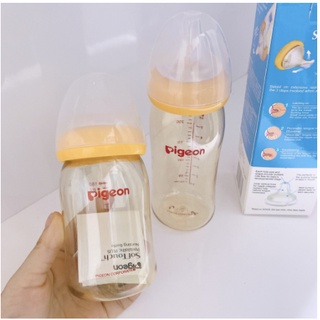 Bình Sữa Pigeon Cổ Rộng Cao Cấp 160ml/240ml 👨‍👩‍👧 FREE SHIP 👨‍👩‍👧 - HÀNG NHẬP KHẨU- Bình Sữa Thần Thánh